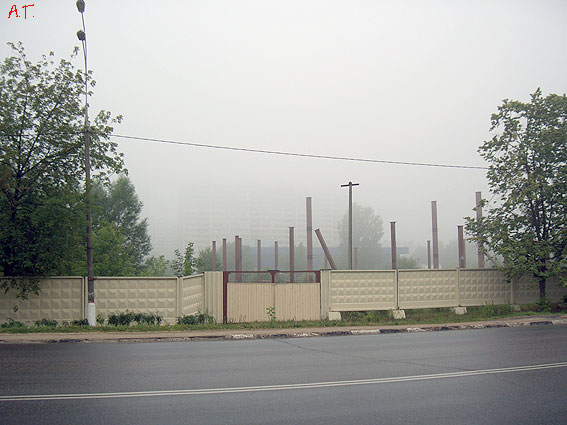 Строительство многофункционального комплекса, улица Мира, 2005 г.