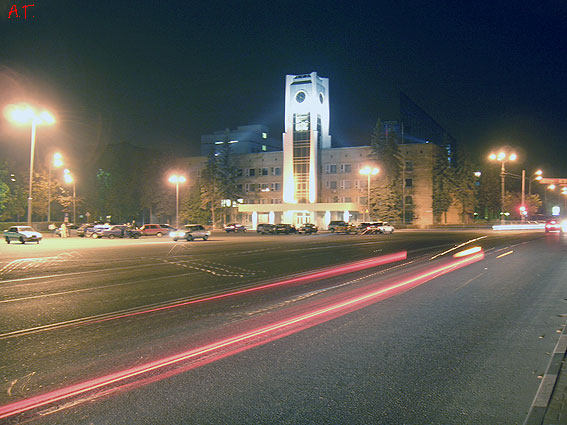 Центральная площадь города Мытищи, администрация, 2005 г.
