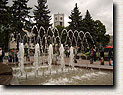 Мытищи. Открытие фонтана около памятника В.И.Ленина, около здания ФЭСТ. Сентябрь, 2006 г.